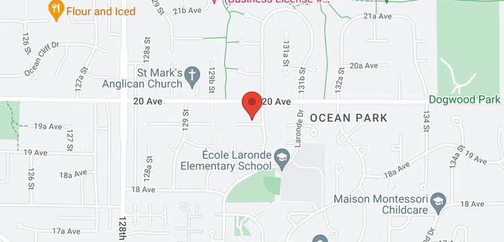 map of 13057 19A AVENUE